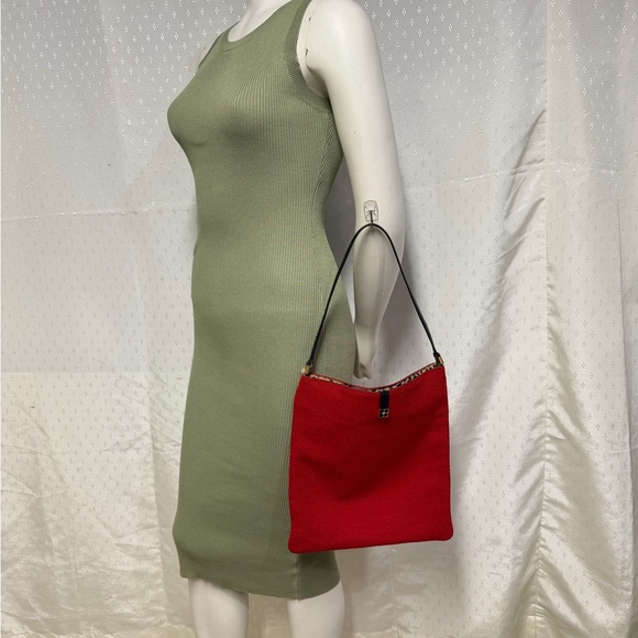 Kate Spade Wool Shoulder bag in deep red - Picture 14 of 16